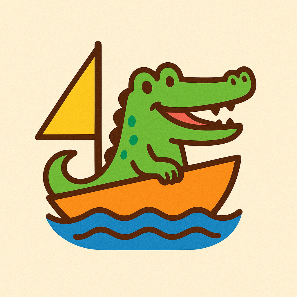 Snappy Croc Sailing